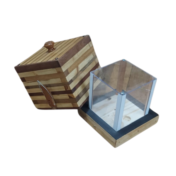 Caixa 360° Marchetada - 14cm X 14cm X 14cm - Imagem 3