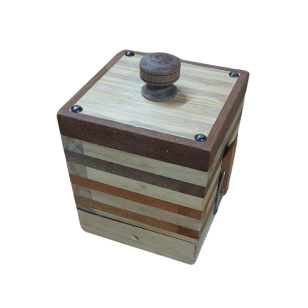 Caixa 360° Marchetada - 8cm X 8cm X 8cm