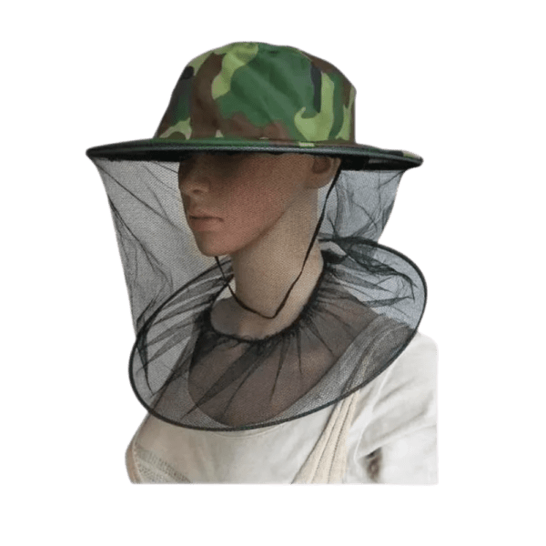 Chapéu Mosquiteiro Camuflado para Meliponicultura