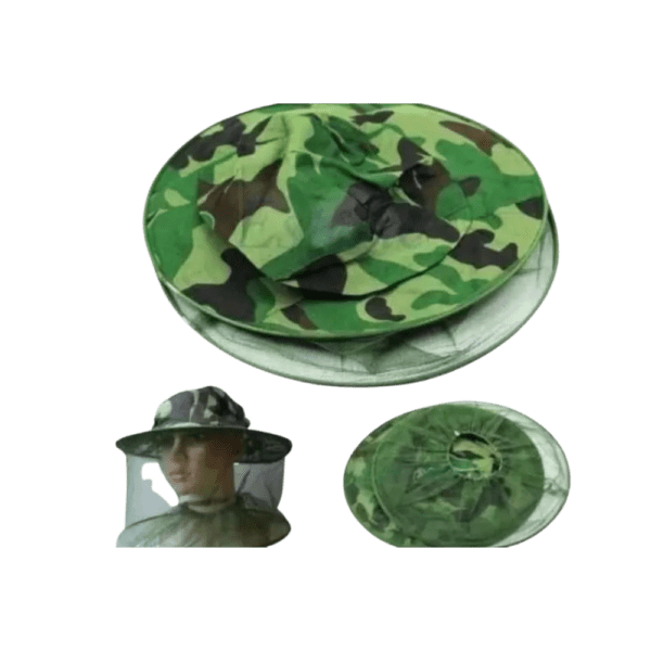 Chapéu Mosquiteiro Camuflado para Meliponicultura - Imagem 3