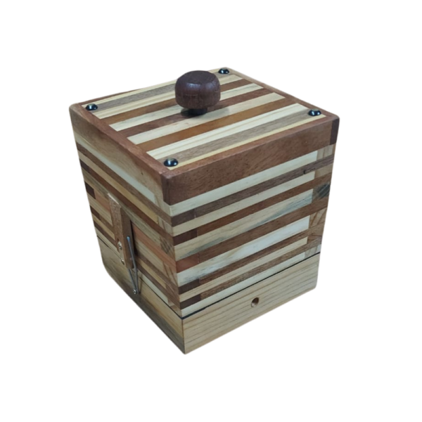 Caixa 360° Marchetada - 12cm X 12cm X 12cm - Imagem 2