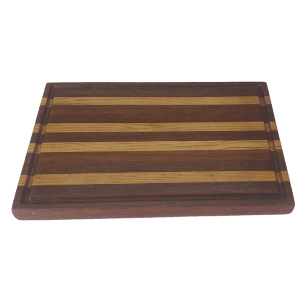 Tábua de Corte Marchetada - Imbuia e Pínus - 35cm X 23,5cm X 2,8cm - Imagem 4